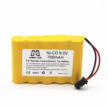 NI-CD 6.0 V 700mAH batérie Viac zástrčky nabíjateľná batéria pre rc auta, lode, hračky nástroj model 6.0 v aa nicd 700 mah batéria