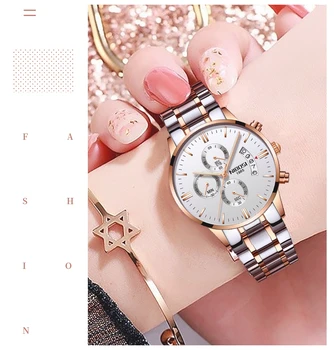 NIBOSI Ženy Hodinky Slávny Luxusné Módne Značky Zlaté Hodinky Pre Dámy Bežné Ženské Quartz Hodinky Náramkové hodinky Relogio Feminino