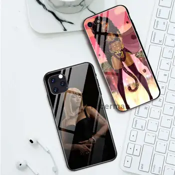 Nicki Minaj Moja Kráľovná púzdra Pre iPhone 11 Pro X XS XR Max 7 8 6 6 Plus SE 2020 Späť Tvrdeného Skla Kryt Telefónu Coque