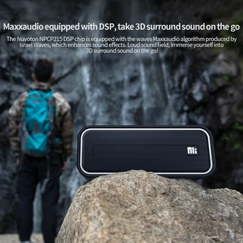 NILLKIN Bluetooth Reproduktor Prenosné Bezdrôtové Reproduktory Stereo na Vzostupe BassMusic surround IPX 7 Nepremokavé Vonkajšie Reproduktory Box