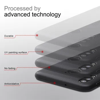 Nillkin obal Pre Samsung M20 Matné Štít Tvrdo Anti-odtlačkov prstov shockproof Zadný Kryt Pre Samsung Galaxy M20 Prípade