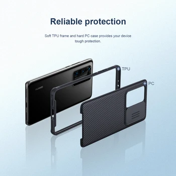NILLKIN pre Huawei P40 Pro+ Kryt Telefónu Prípade,Fotoaparát Ochrany List Chrániť Kryt Objektívu pre Ochranu Prípade Huawei P40 Pro Plus