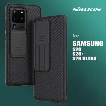 Nillkin pre Samsung Galaxy S20 Ultra Camshield Kryt, Posúvajte Fotoaparát Ochrany Štíhly Telefón puzdro pre Samsung Galaxy S20 Plus Prípade, 5G