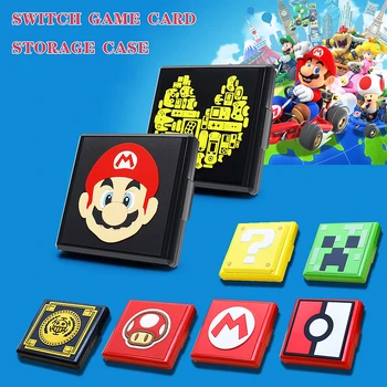 Nintend Prepínač NS Príslušenstvo Prenosné Herné Karty Skladovanie Prípade Nintendos Prepínač Hard Shell Box pre Nintendo Prepínač