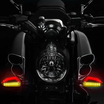 Niscarda Motocykel 12 LED Zase Signál Jantárová Svetlá Blinker Predné, Zadné Svetlá Na Harley Cruiser Honda, Kawasaki, BMW Yamaha