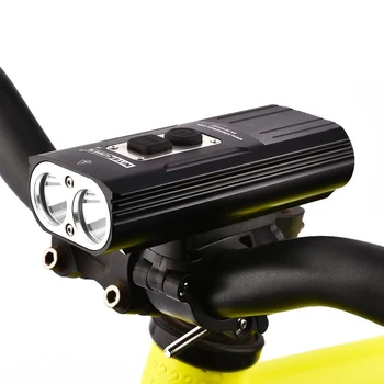 NITENUMEN 1800Lumens Bicykel Predné Svetlo na Bicykli Svetlometu Požičovňa Nabíjateľná Baterka Nepremokavé 6800mah Led čelová Lampa Pre MTB
