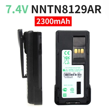 NNTN8129AR Walkie Talkie Náhradné Batérie 2300mAh Li-ion Batéria pre Motorola P8668 P8660 GP328D GP338D Rádio Batérie
