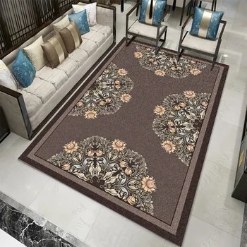No2 Čínskej klasickej koberec obývacia izba koberec spálňa posteli deka čaj stôl domácnosti, moderný jednoduchý kórejský rohože