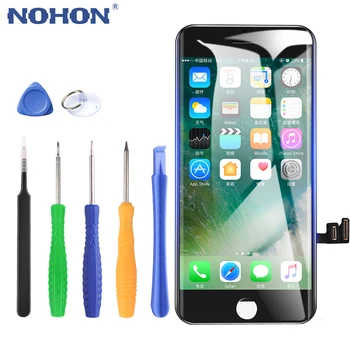 NOHON HD LCD Displej AAAA pre iPhone 6 6 7 Nahradenie 3D Dotyk Digitalizátorom. Montáž Mobilný Telefón, Lcd Dotykový Displej