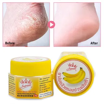 Nohy Krém Anti-krakovania Hydratačné Oživiť Anti-sušenie Anti-Aging Popraskané Nohy Banana Peel Extrakt, Vitamín E Starostlivosť o Nohy 20 g