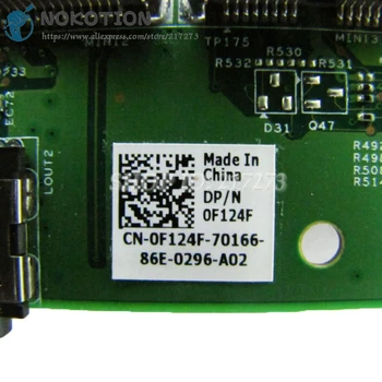 NOKOTION CN-0F124F 0F124F F124F Pre Dell XPS M1530 Notebook Doske DDR2 965PM G86-731-A2 update grafiky Zadarmo CPU