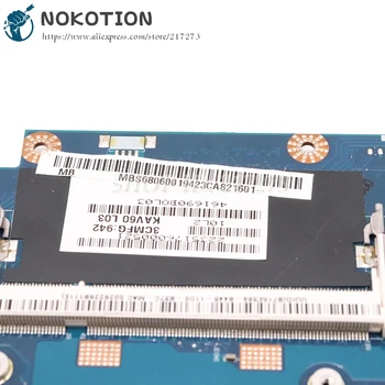 NOKOTION Pre Acer aspire One D250 Notebook Doske MBS6806002 KAV60 LA-5141P DDR2 Procesor s palube