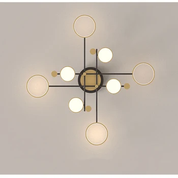 Nomsun Moderný Prívesok Svetlá Kolo Krúžky Dizajnér Lampy Stropov Visí Lampa Jedáleň, Kuchyňa, Obývacia Izba Zariadenia