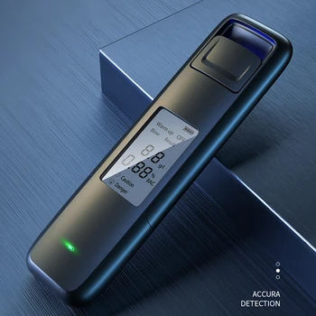 Non-Kontakt Digitálne Breath Alkohol Tester, v Reálnom Čase Odpoveď s Počuteľné AlertBacklight LCD Displej，USB Nabíjateľné