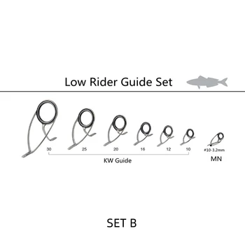 NooNRoo KW Série Low Rider Sprievodca Nastaviť Morské Odlievanie & Loď Sprievodcov jeden súbor (7pcs)