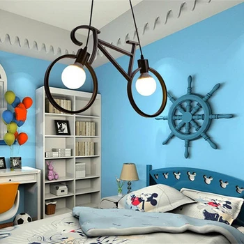 Nordic Retro Železa Požičovňa Prívesok Svetlo Kreatívny dizajn Závesné svietidlá pre Obývacej Izby, spálne, Kuchyne Deti miestnosti Umenie Dector