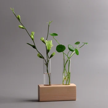 Nordic Skúmavky Sklenené Vázy Nastaviť Hydroponické Váza Elegantné Stolné Váza Pre Vodné Pestovanie Kvetu Usporiadanie Dekorácie, Darčeky