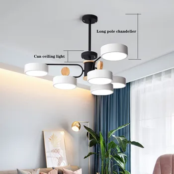 Nordic tvorivé osobnosti LED 220 V výsosť nastaviteľné stropné svietidlo moderný minimalistický domov obývacia izba, spálňa osvetlenie miestnosti