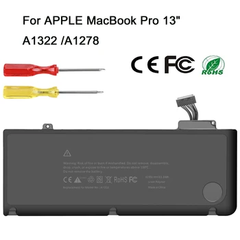 Notebook Batéria pre MacBook Pro 13 Palcový A1278 A1322 (10.95 V 63.5 Wh)