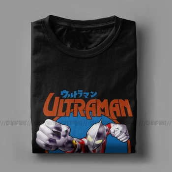 Novinka Ultraman Japonské Anime T-Shirt pre Mužov Bavlnené Tričká Rider Hrdina Robot Kaiju Krátke Sleeve Tee Tričko 6XL Oblečenie