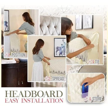 Novo Európskej Bed Head Skladovanie Krytu Pohodlné, Elegantné Postele Domov Spálňa Ochranný Kryt pre Bed Head VA88