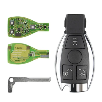 Novo XHORSE VVDI BYŤ Kľúčom Pro Pre Benz V1.5 PCB Diaľkové Tlačidlo Čip, Vylepšenú Verziu Smart Key Shell S Logom Môžete vymieňať MB BGA