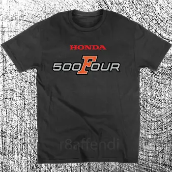 Nová Honda 500 Štyri 1970 Cafe Racer Vintage Classic Motocykel Logo T Shirt S