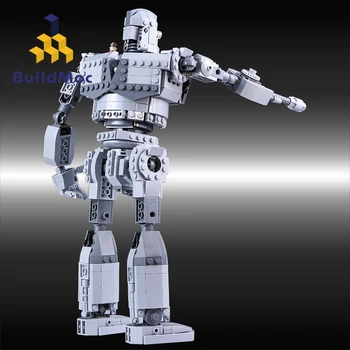 Nová MOC Robot Nosenie Železa Robot Technicle Mesto číselné Údaje Obrích modelov Stavebné kamene, Tehly Deti Hračky Chlapec Darčeky Narodeniny