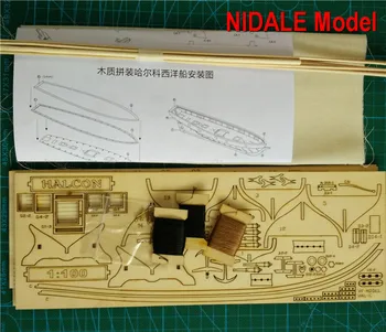 Nová Verzia Hobby loď model Súpravy Halcon 1840 CNC Mosadz Delá Luxusné Plachetnici Ponúkajú učenie sa angličtiny