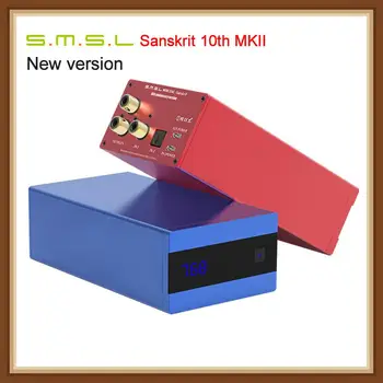 Nová Verzia SMSL Sanskrte 10. MKII AK4493EQ 32Bit/384kHz Rodák DSD256 DAC, USB/Optický/Koaxiálny/ vstup XMOS USB Dekodér
