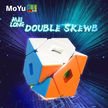 NOVÁ Výzva MoYu Meilong Dvojité Skewbes Magické Kocky Cubing Triede XieZhuan Rýchlosť Kocky, Puzzle, Hračky, Darčekové Cubo Magico pre deti
