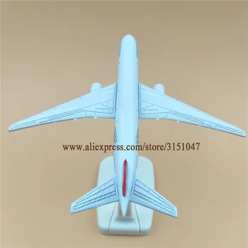NOVÉ 16 cm Kovové Zliatiny Rovine Model Air TURECKÝ Dýchacích ciest Boeing 777 B777 Airlines Lietadlo Model w Stand Lietadla Darček