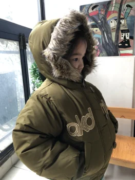 Nové 2021 Zimné chlapci dievčatá vetrovka hus kabát ruskej zimná bunda teplé nepremokavé batoľa, dieťa 6 mesiacov do 4 rokov