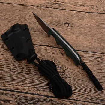 Nové 2387 pevnou čepeľou noža vonkajšie vrecko nôž 8CR13 čepeľ G10 rukoväť camping poľovnícke Taktické Prežitie Utility nože nástroj výchovy k DEMOKRATICKÉMU občianstvu