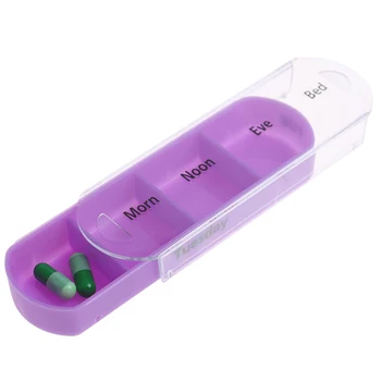 Nové 28 Štvorcov Týždenník, 7 Dní Tablet Pilulku Box Držiteľ Medicíny Skladovanie Organizátor Kontajner Prípade Peňaženky Medicíny Box Cestovné Puzdro