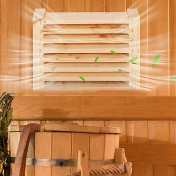 Nové 2ks Letné Kúpeľ, Sauna Miestnosti Air Vent Sauna Žalúzie, Mriežky, Vetranie Panel Sauna Vybavenie Miestnosti