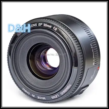 Nové 35mm objektív YN35mm F2.0 objektív širokouhlý Pevný/Prime Auto Focus Objektív Pre Canon 600d 60d 5DII 5D 400D 500D 650D 600D 450D