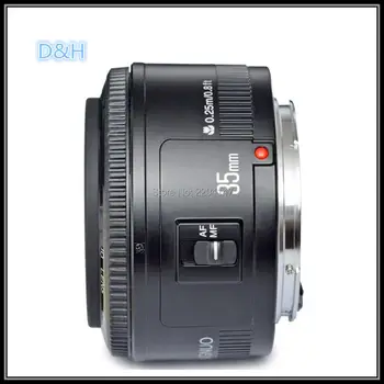 Nové 35mm objektív YN35mm F2.0 objektív širokouhlý Pevný/Prime Auto Focus Objektív Pre Canon 600d 60d 5DII 5D 400D 500D 650D 600D 450D