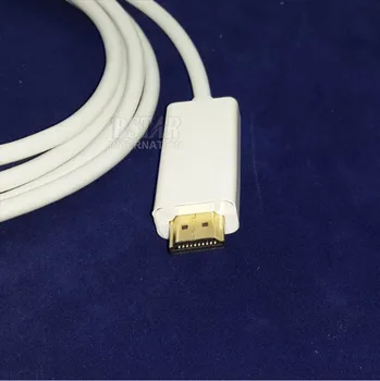 Nové 3M biela Thunderbolt portu Mini Displayport Na HDMI Káblový Adaptér Pre Macbook Pro, iMac Vzduchu