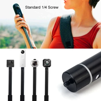 Nové 3M Hliníkovej Zliatiny Monopod Selfie Stick pre Insta360 One X/DJI OSMO Akčný/Vrecku/Gopro Hero 7 6 5 Sjcam Kamery Príslušenstvo