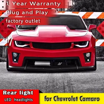Nové Auto Styling Head Lamp-pre Chevrolet Camaro Svetlomety Camaro LED Reflektor DRL Hid Bi Xenon Auto Príslušenstvo