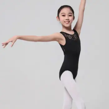 Nové Deti, Dievčatá Tanec Balet Tutu Šaty, Kostým Bez Rukávov Čipky Gymnastika Trikot Korčuľovanie Úsek Kombinézu Dancewear Balet