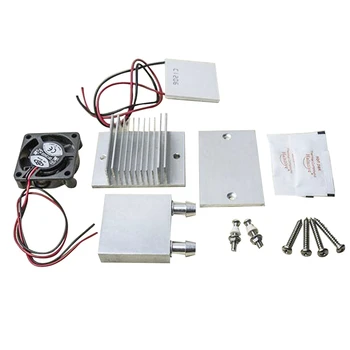 Nové DIY Kit TEC1-12706 Thermoelectric Peltier Modul Vody Chladič Chladiaci Systém, 60W