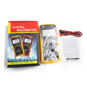 Nové DT9205A hFE AC DC LCD Displej Profesionálne Elektrické Ručné Tester Merač Digitálny Multimeter Multimetro Ammeter Multitester