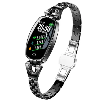 Nové H8 Módne Dámy Smart Hodinky sú Vhodné pre Dievčatá Krvný Tlak Fitness Tracker Náramok Vodotesný IP67 Smartwatch