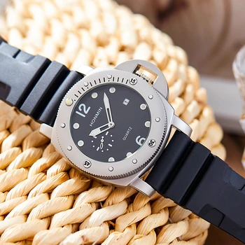 Nové HONMIN top značky luxusné pánske automatické quartz hodinky pánske hodinky nepremokavé pánske Náramkové hodinky vojenské Reloj Hombre 2021