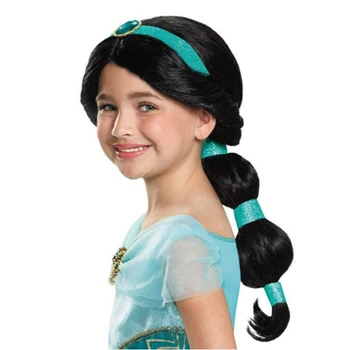 Nové Jasmine Aladdin Kostýmy Deti Arabská Princezná Šaty Pre Dievča, Indický Tanec výkon Oblečenie hlavový most Rukavice cosplay Parochne