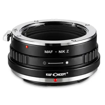 Nové K&F Koncept adaptér pre Minolta AF MAF mount objektív Nikon Z6 Z7 Z50 fotoaparát doprava zdarma Podporu Nikon micro jedného tela