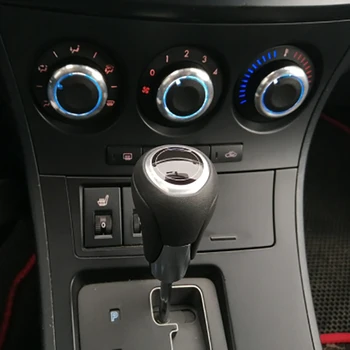 Nové kožené shift gombík pre Mazda 3 5 8 MX-5 CX-5 CX-7 A CX-9 auto automatická prevodovka prevodovka rukoväť