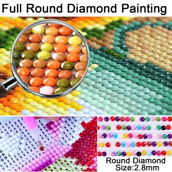 Nové Krásne Fialový Kvet Diy 5D Diamond Maľovanie Výšivky Cross Stitch Plný Diamond Mozaiky Obrázok Vložený Vyšívanie, Dekor
